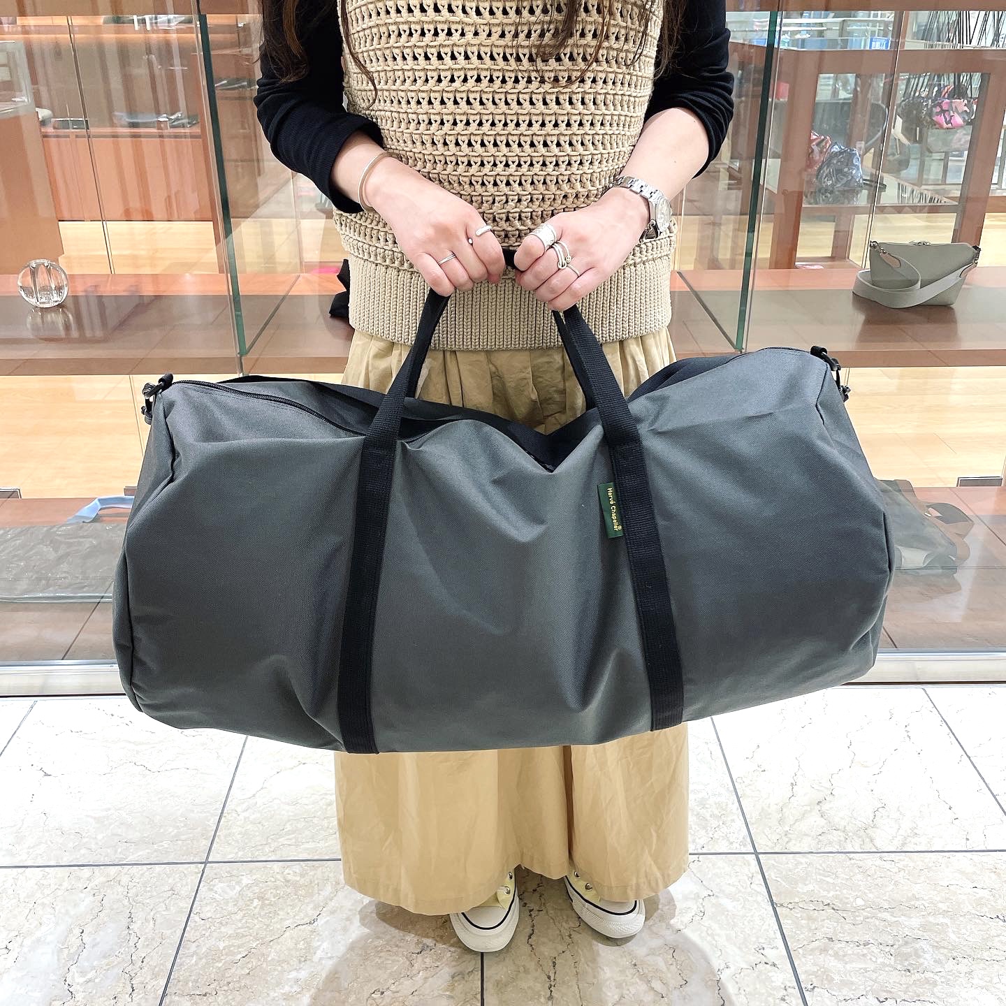 レア 旧品 エルベシャプリエ XL 713 トラベル ボストン 旅行 - トート ...