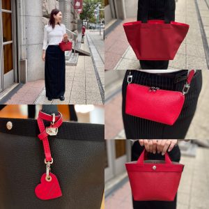 【神戸】🍎赤色のトートバッグ・チャーム、年末のご褒美に欲しいもの🍎